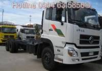 Xe tải Dongfeng 3 chân nhập khẩu động cơ C 260 lốp 11-20 thùng 10,1m